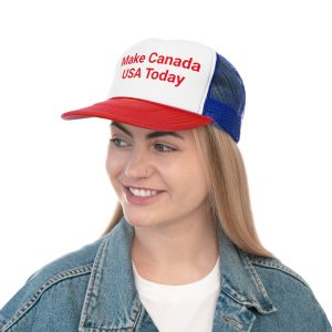 Make Canada USA Today Trucker Cap - Fun Headwear for Patriotic Celebrations - Image 4