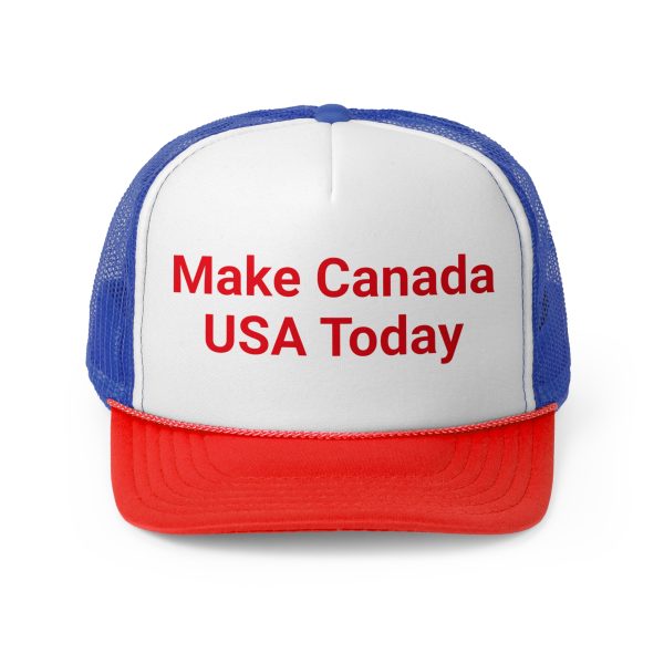 Make Canada USA Today Trucker Cap - Fun Headwear for Patriotic Celebrations