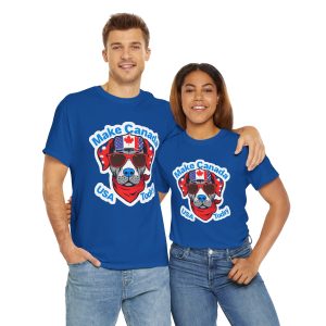 Fun Patriotic Dog Tee - 'Make Canada USA Today' Design - Image 28